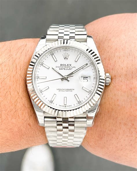 rolex date just jubilee 41mm|rolex datejust 41 woman.